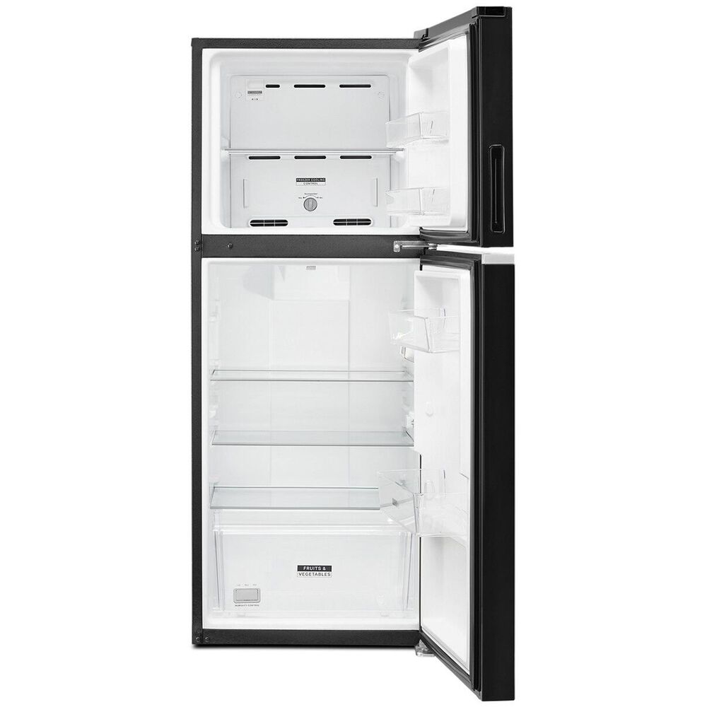 Whirlpool 11.6 Cu. Ft. Top Freezer Refrigerator in Black, , large