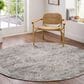 Surya Brunswick Light Gray, Charcoal, Cream, Light Brown, Mustard and Medium Brown 5"3" Round Area Rug, , large