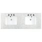 James Martin Vanities Brookfield 60" Double Bathroom Vanity in Warm Cherry with 3 cm Eternal Jasmine Pearl Quartz Top and Rectangle Sinks, , large