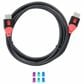 Sanus Tilting Wall Mount for 32" - 90" TVs with Red Series HDMI Cable and 7-Outlet 900J Surge Protector Power Strip in Black, , large