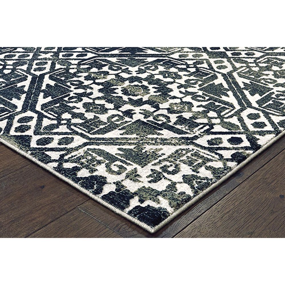 Oriental Weavers Bowen 5506E 9&#39;10&quot; x 12&#39;10&quot; Navy Area Rug, , large