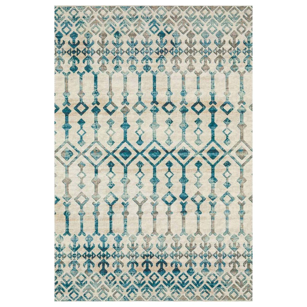 Dalyn Rug Company Brisbane Southwestern 5" x 7"6" Linen Area Rug, , large