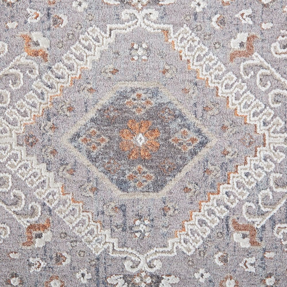 Feizy Francisco Oriental 1&#39;8&quot; x 2&#39;10&quot; Gray and Rust Area Rug, , large