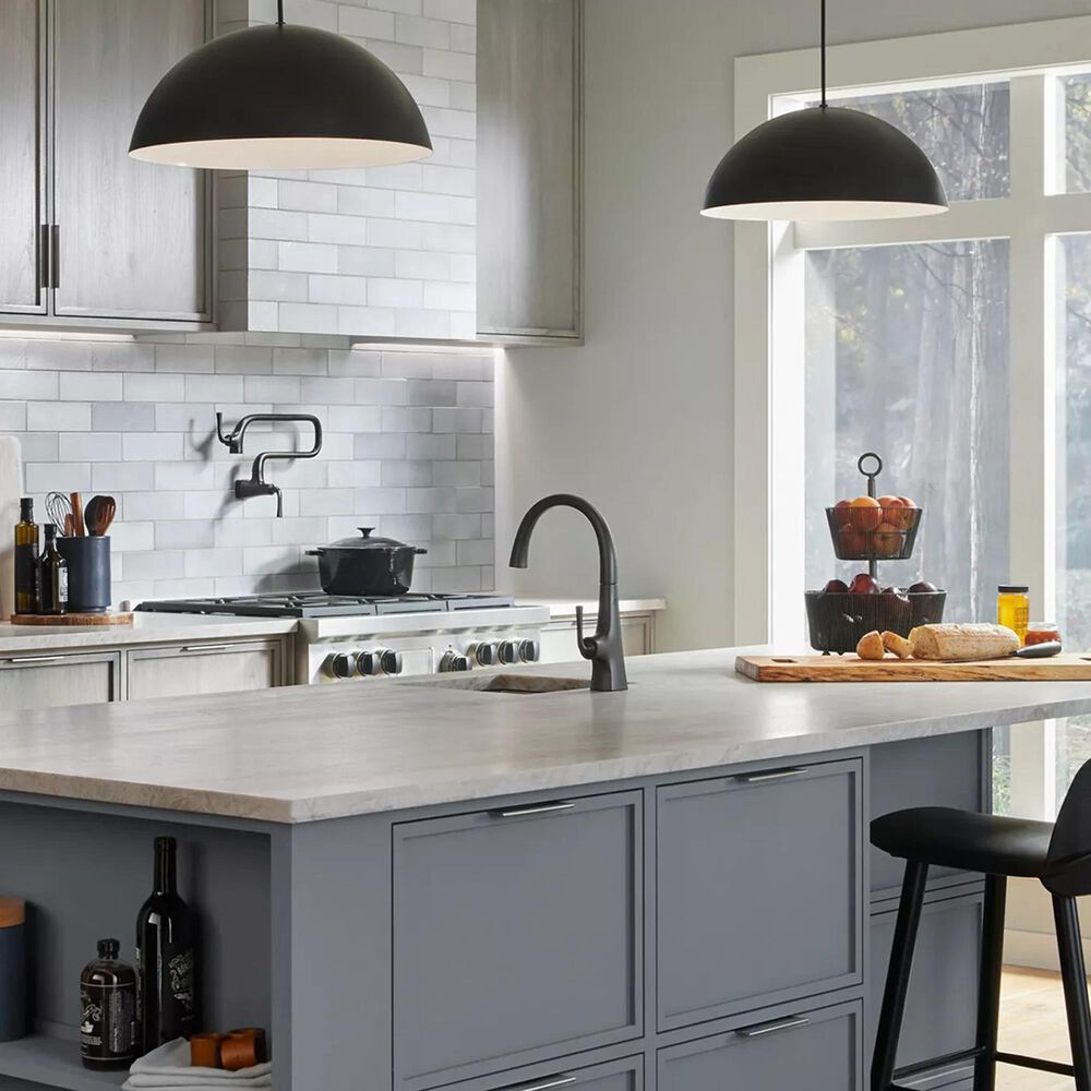 Kohler Graze Pull-Down Kitchen Sink Faucet in Matte Black, , large