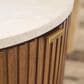 Lexington Furniture La Costa Avenida End Table in Anticato, Sierra Tan and Satin Gold, , large