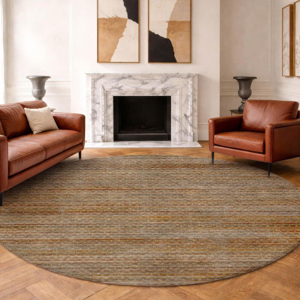 Dalyn Rug Company Vico VC6 Paprika 8' Round Area Rug, , large