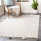 Surya Azalea 8" x 10" Ivory, Black and Gray Indoor/Outdoor Area Rug, , large
