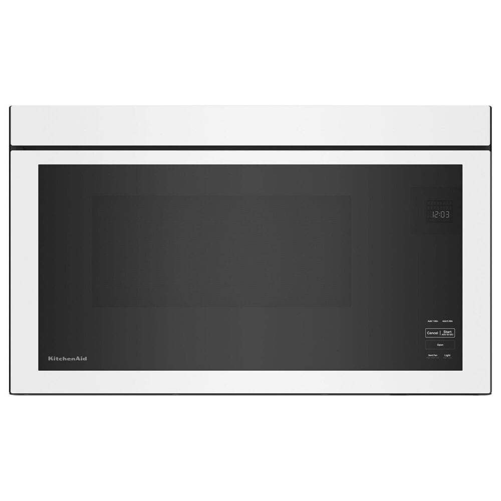 KitchenAid 1.1 Cu. Ft. Over-The-Range Microwave with Flush Built-In Design in White, , large