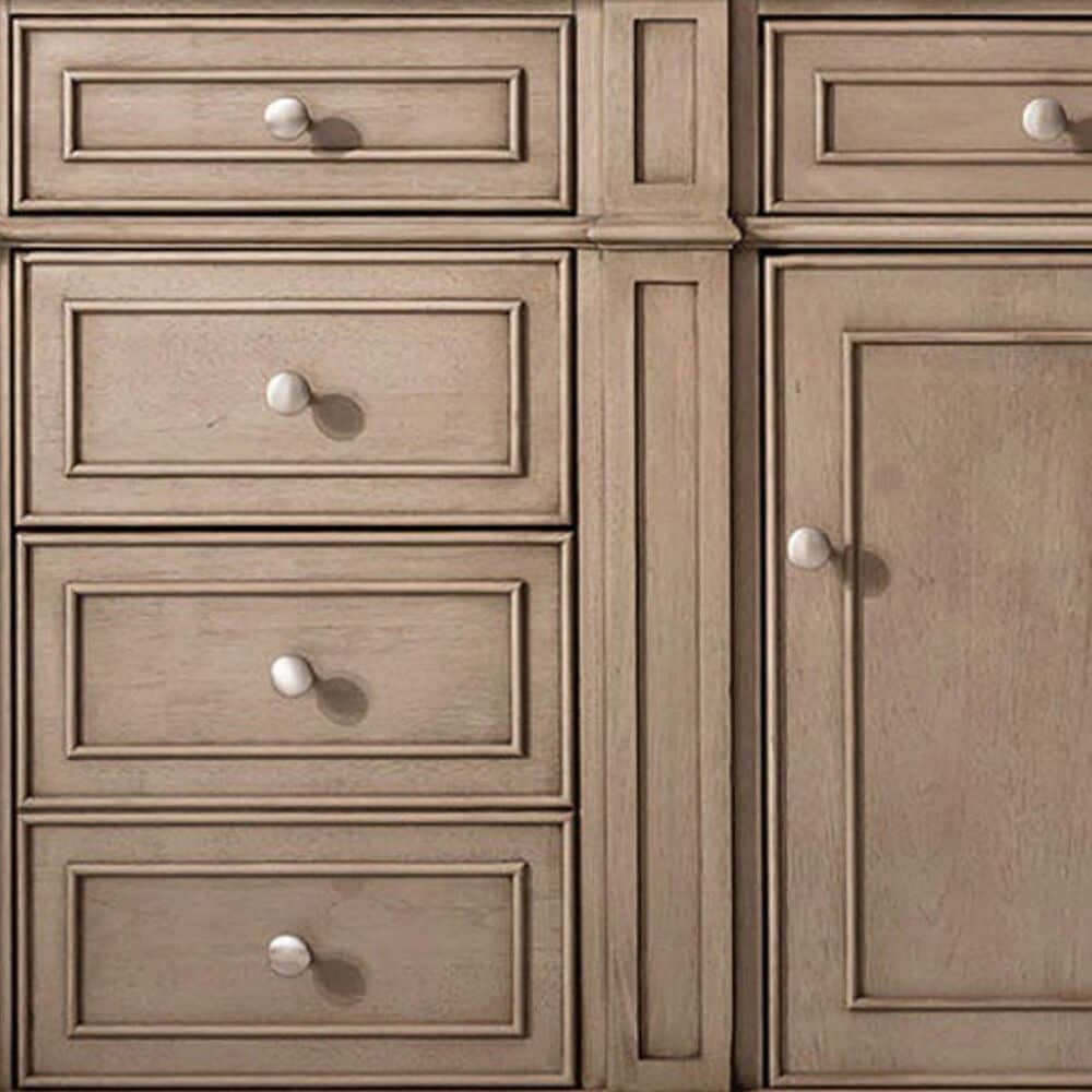 James Martin Vanities Bristol 60&quot; Single Bathroom Vanity in Whitewashed Walnut with 3 cm Lime Delight Quartz Top and Rectangular Sink, , large