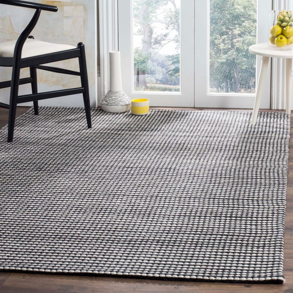 Safavieh Natura NAT801E 5&#39; x 8&#39; Ivory and Black Area Rug, , large