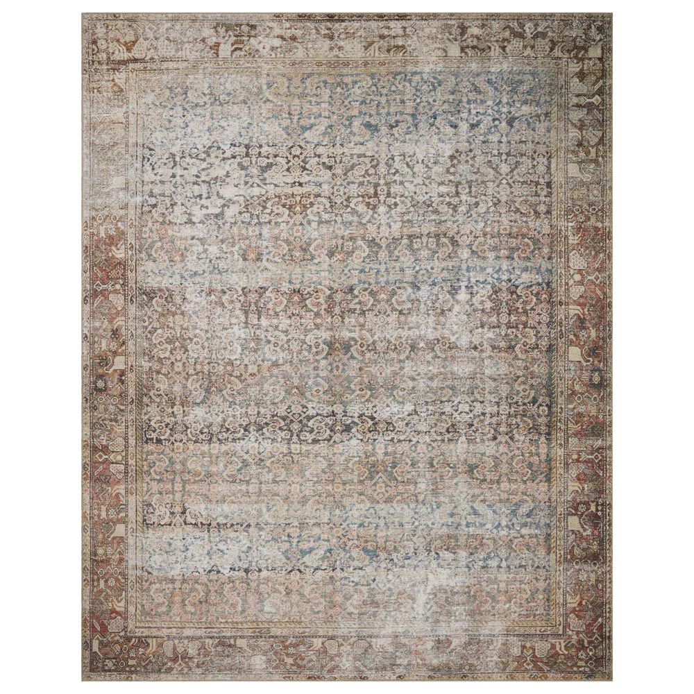 Amber Lewis x Loloi Georgie 8"4" x 11"6" Multicolor and Spice Area Rug, , large