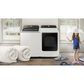 Samsung 5.5 Cu. Ft. Smart Top Load Impeller Washer and 7.4 Cu. Ft. Electric Dryer in Ivory, , large