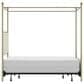 Richlands Furniture McArthur King Canopy Bed in Beige, , large