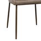 Jofran Carson Oak Side Chair with Smoke Faux Leather in Bronze, , large