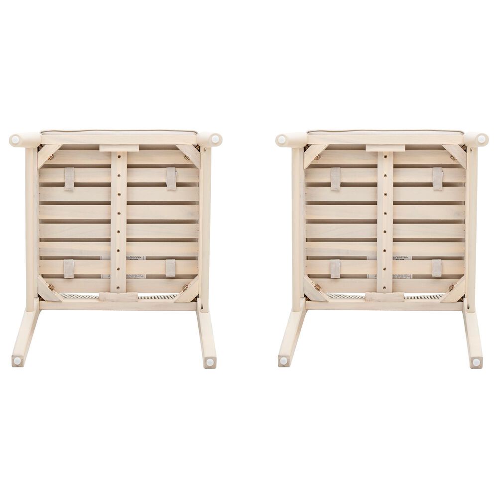 Hearth and Haven Cordoba Outdoor Dining Chair in Beige (Set of 2), , large