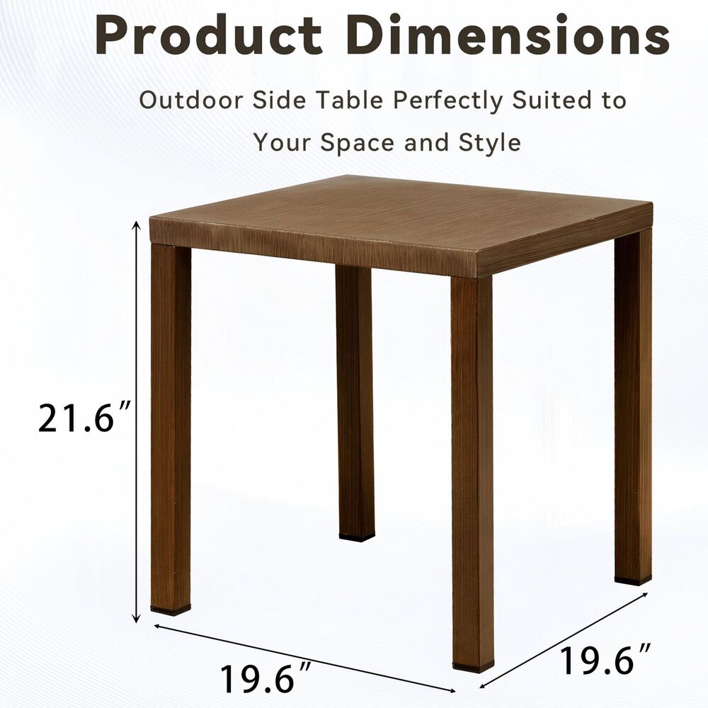 Sunwell Garden 6-Piece Patio Chat Set with Side Table in Navy, , large