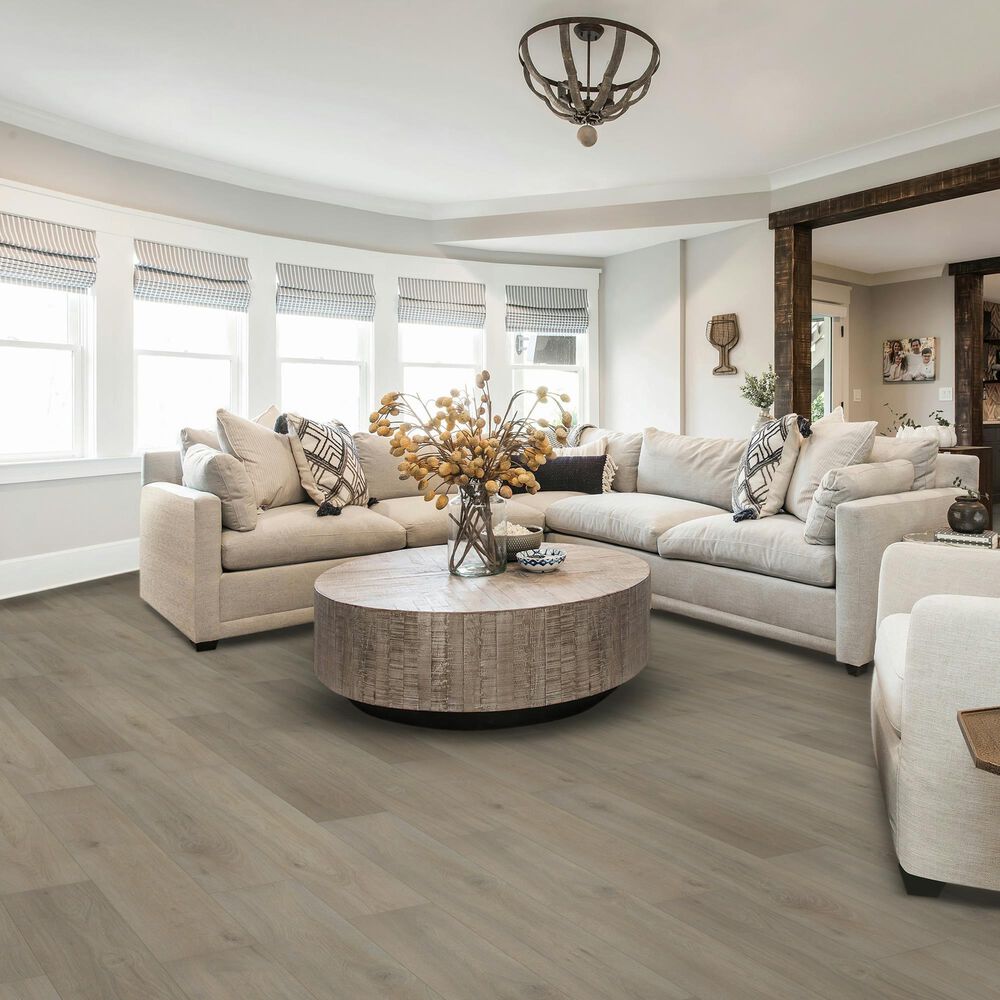 Karastan Farrington Crest Storm Cloud Hickory 8&quot; x 54&quot; Laminate, , large