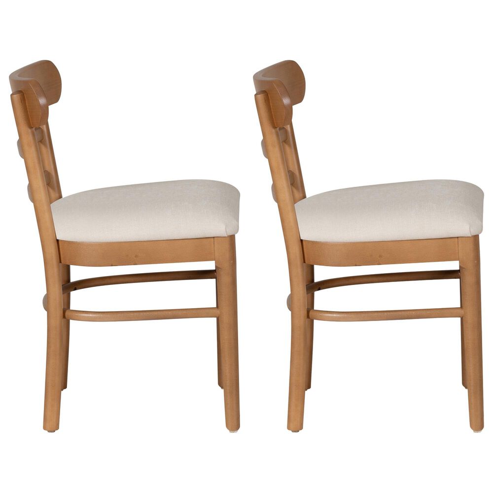 Linon Home Decor Tuttle Side Chair in Brown (Set of 2), , large