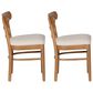 Linon Home Decor Tuttle Side Chair in Brown (Set of 2), , large
