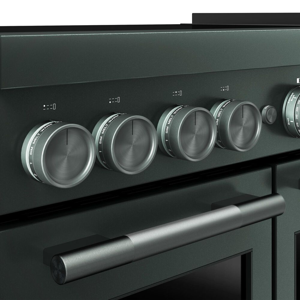 KitchenAid 6.3 Cu. Ft. Freestanding Commercial-Style Induction Range with Griddle in Juniper, , large