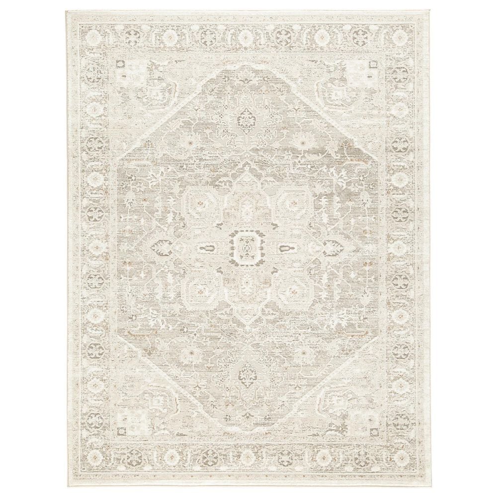 Ashley Gatwell 5" x 7" Ivory, Gray and Tan Area Rug, , large