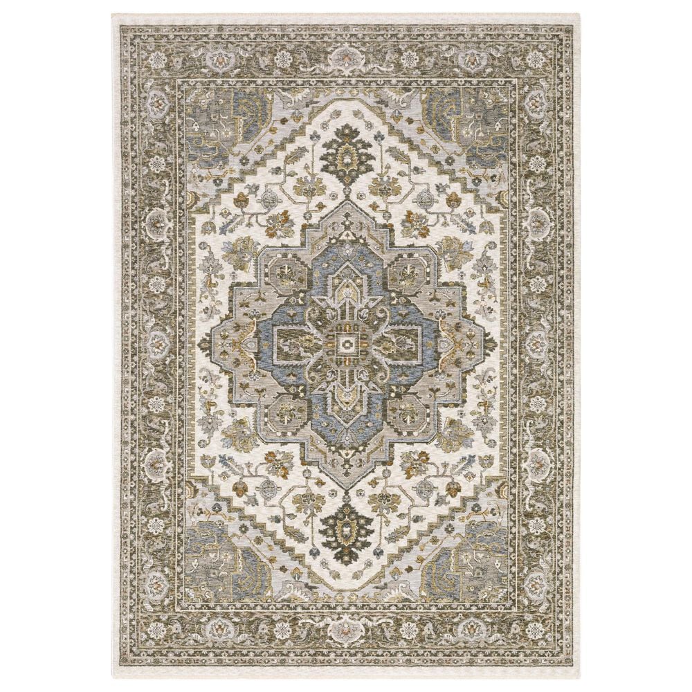 Oriental Weavers Maharaja 2"3" x 7"6" Ivory Runner, , large