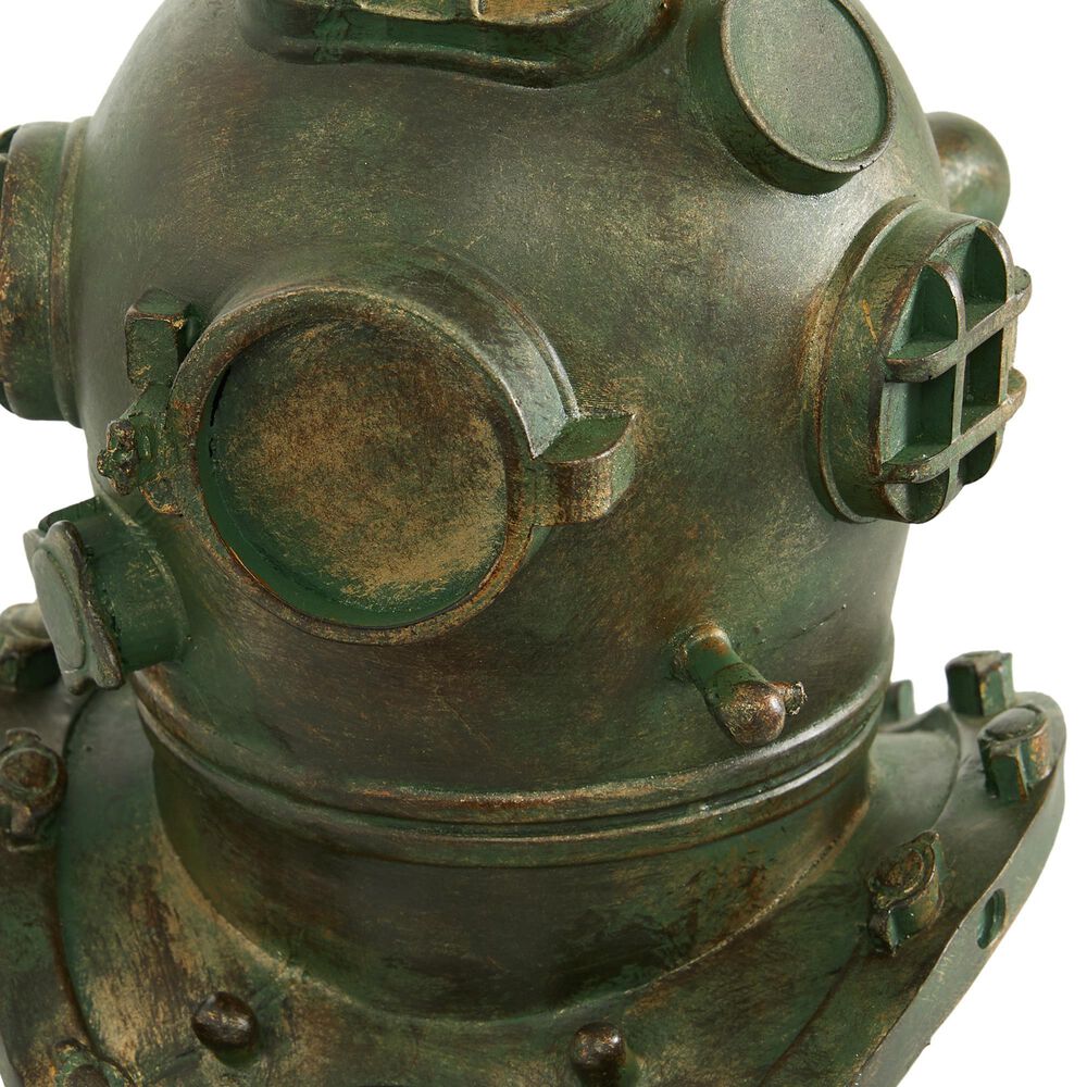 Maple and Jade 8&quot; x 10&quot; Coastal Polystone Helmet in Bronze, , large