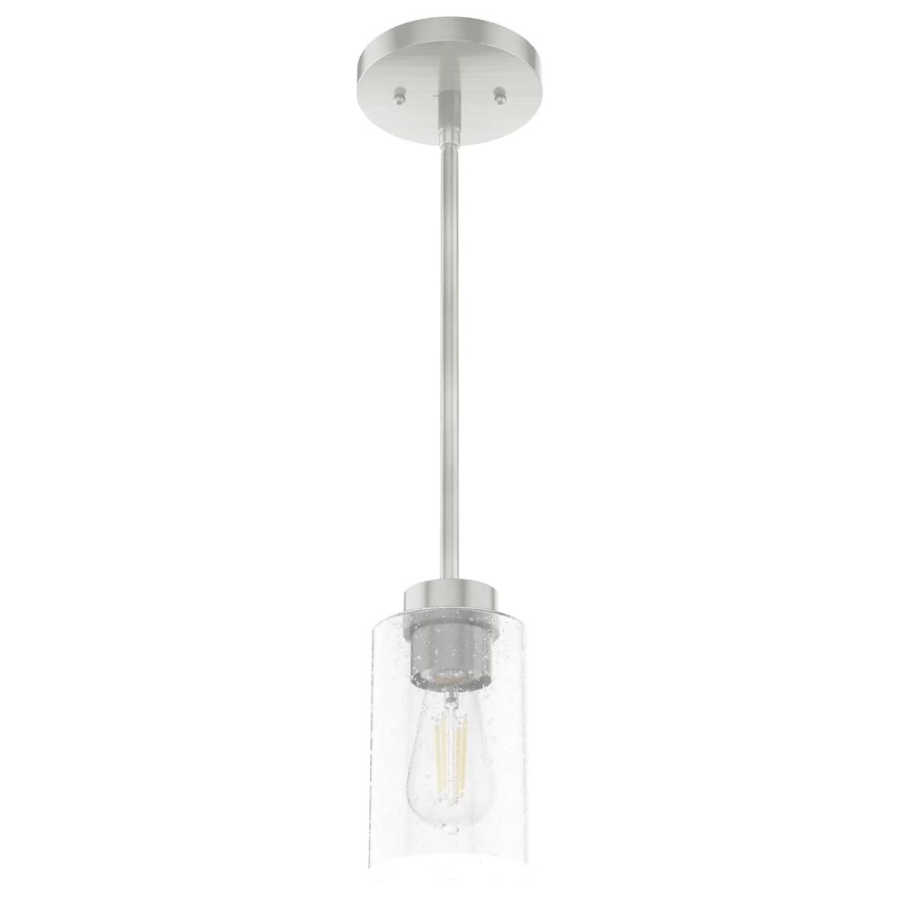 Hunter Hartland 1-Light Mini Pendant in Brushed Nickel, , large