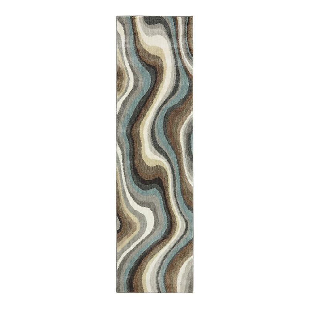Karastan Euphoria Larkhall 90269-80100 2"1" x 7"10" Granite Runner, , large