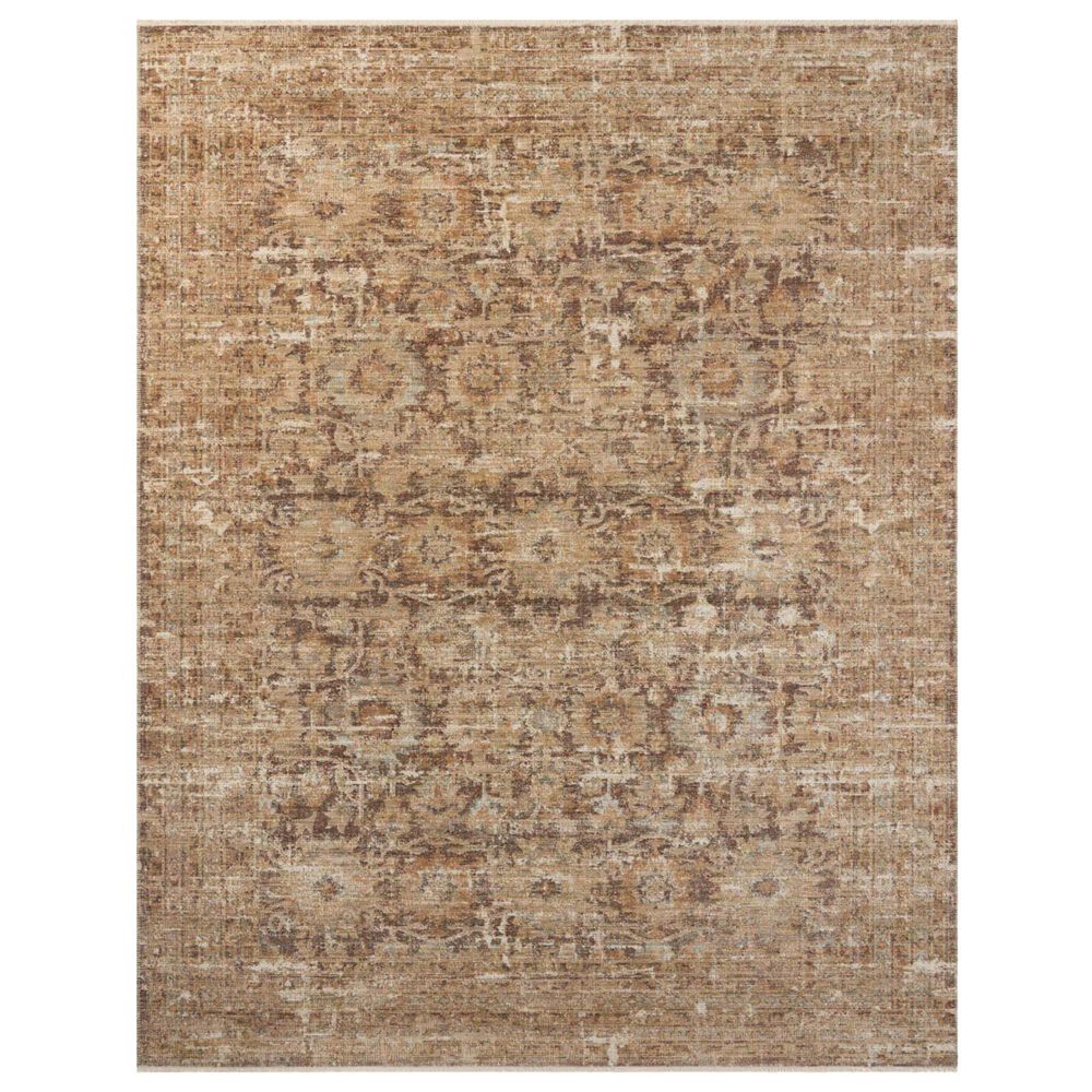 Loloi Heritage 15" Square Bark and Multicolor Area Rug, , large