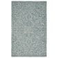 Feizy Belfort Teal 12" x 15" Area Rug, , large