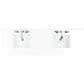 James Martin Vanities Breckenridge 72" Double Bathroom Vanity in Smokey Celadon with 3 cm White Zeus Quartz Top and Rectangular Sinks, , large