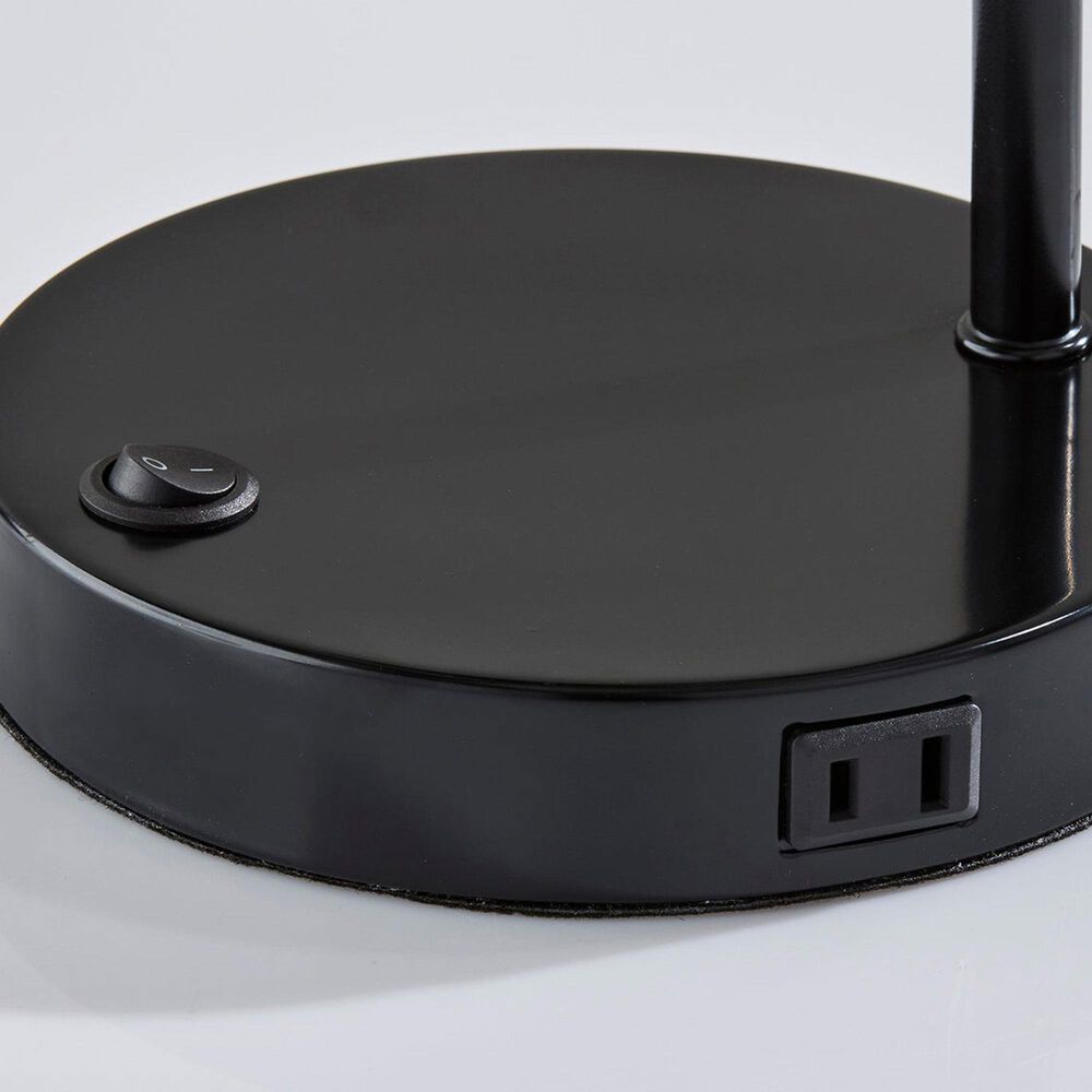 Adesso Rowe Desk Lamp in Black, , large