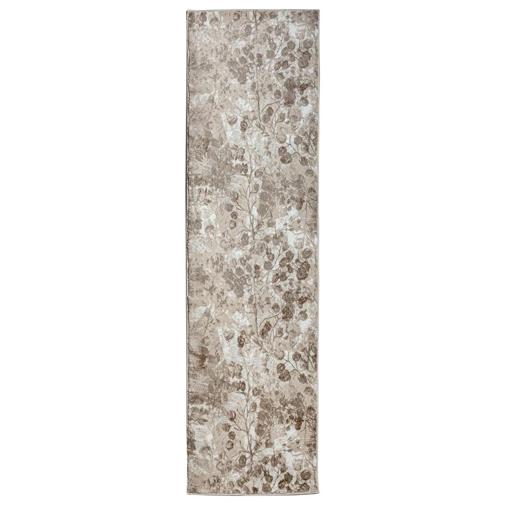 Radici USA Livigno Floral 2"2" x 7"7" Beige Area Rug, , large