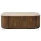 Amber Lewis x Four Hands Prescott Coffee Table in Fossil Marble, , large