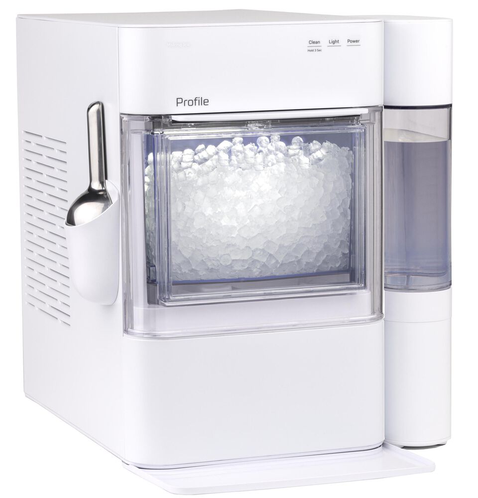 GE Profile Opal 2.0 Ultra Nugget Ice Maker with Side Tank and Scale Inhibiting Filter in Stone White, , large