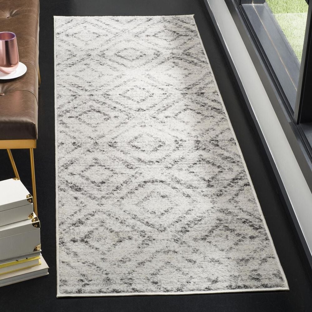 Safavieh Adirondack ADR131C 2&#39;6&quot; x 10&#39; Light Grey and Grey Runner, , large