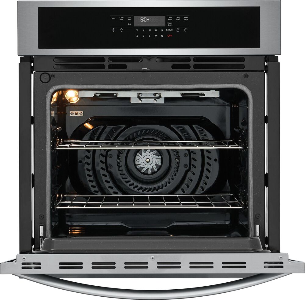 Frigidaire 27" Single Wall Oven with Air Fry in Stainless Steel, , large