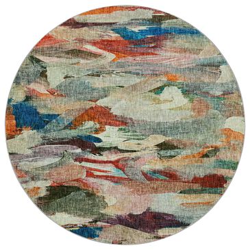 Dalyn Rug Company Boca BO8 Paprika 8" Round Area Rug, , large