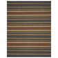 Safavieh Montauk 8" x 10" Navy and Multicolor Area Rug, , large