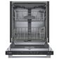 Bosch 100 Series Premium 24"" Built-In Bar Handle Dishwasher with 8 Wash Cycles in Stainless Steel, , large