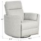 Simeon Collection Power Swivel Glider Recliner in Natural Beauty Quartz, , large