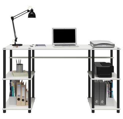 DHP Blaine Computer Desk in White Stipple