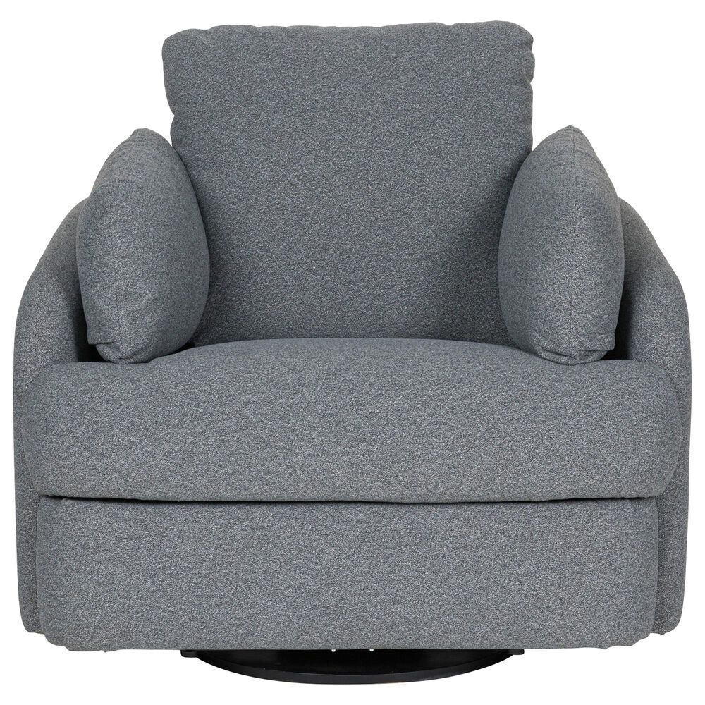 Ashley Alainmont Next-Gen Nuvella Power Swivel Recliner in Salt and Pepper, , large