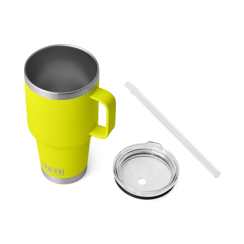 YETI Rambler 35 oz Straw Mug Firefly Yellow, , large