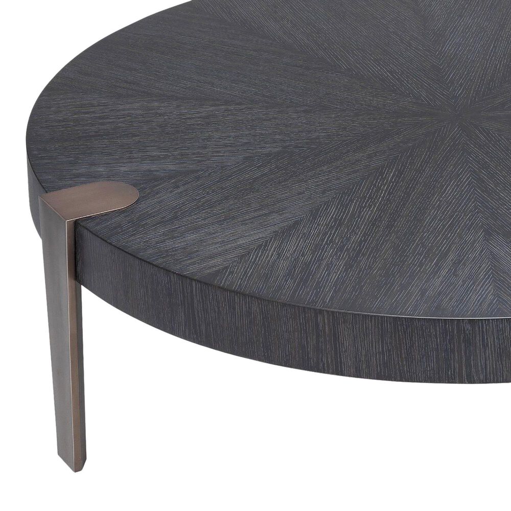 Eichholtz Oxnard Coffee Table in Medium Bronze and Charcoal Grey, , large