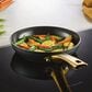 Faber Forged Induction 8.25" Ceramic Nonstick Frying Pan in Black and Gold, , large