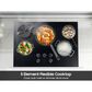 Samsung 30" Electric Cooktop with Illuminated Knobs in Black, , large