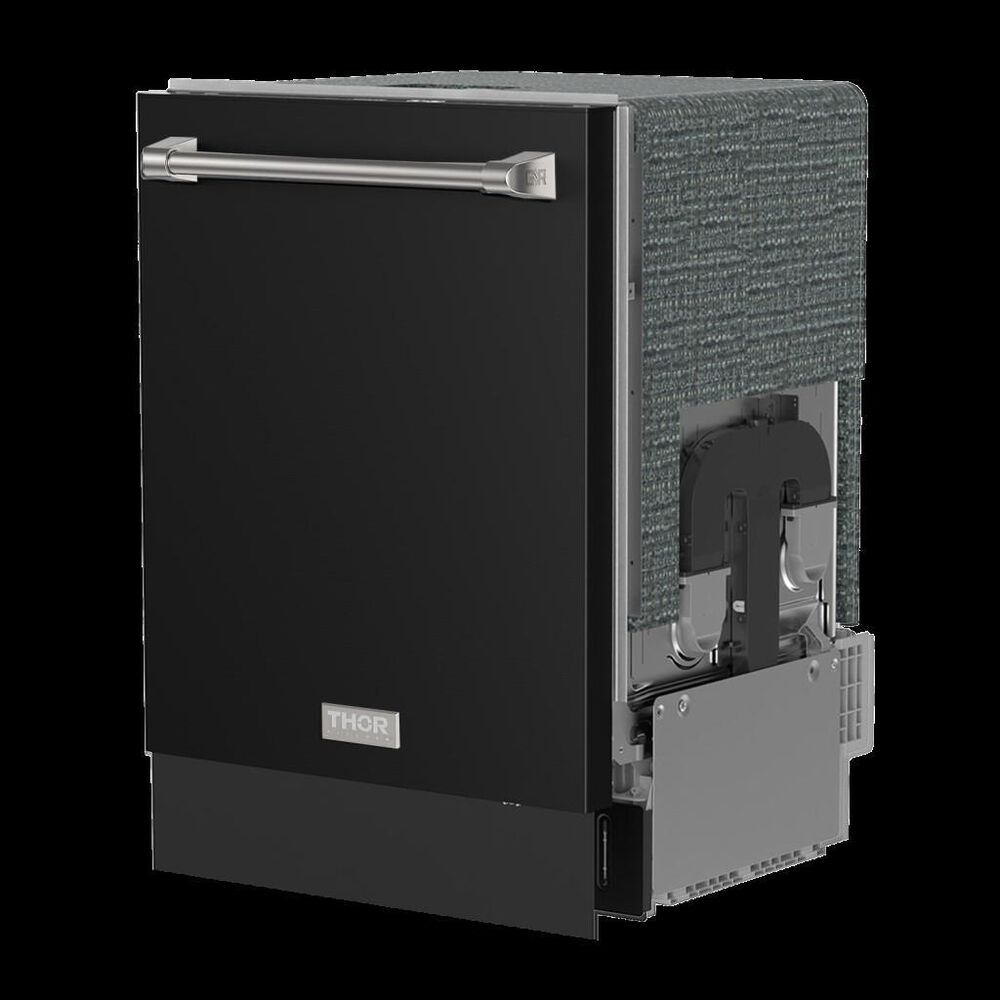 Thor Kitchen Gordon Ramsay 24" Built-In Dishwasher in Matte Black, , large