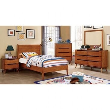 Furniture of America Lennart 5-Piece Twin Set in Gray, , large